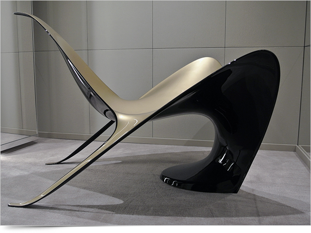 Carbon Fiber Chair MANTA bicolor by Mast Elements