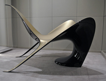 Carbon Fiber Chair MANTA bicolor by Mast Elements