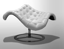 Carbon Fiber Armchair MANTA TYPE C by Mast Elements