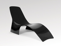 Carbon Fiber Chaise Longue RAY by Mast Elements